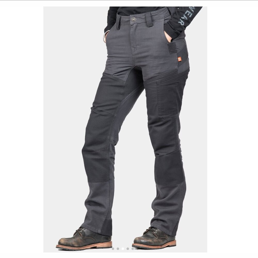 NWT 2/30 Dovetail D-Fender Pant Cement Grey Stretch Canvas Pants